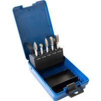 Sada tvrdokovových frézovacích stopkových nástrojů (5 ks) FS5TLG Holzmann