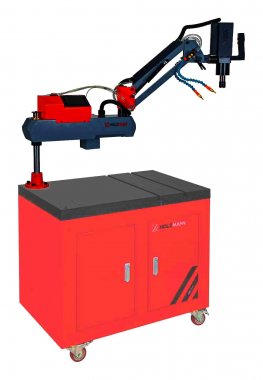 Elektrický závitořez GSM16E_R11 Holzmann + Podstavec pro elektrický závitořez GSMMS Holzmann